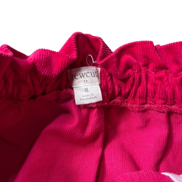 Crewcuts Girls Hot Pink Corduroy Skirt with Buttons Size 8 - Picture 3 of 5